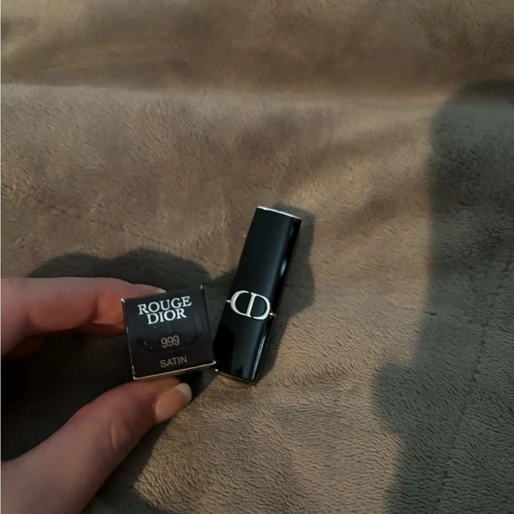 Dior Rouge Satin Lipstick in Black